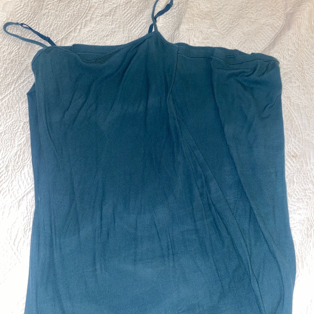 EMERALD SKIMS SOFT LOUNGE DRESS!!